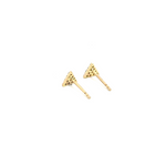 Load image into Gallery viewer, 14K Solid Gold and Diamonds Ray Earrings. GDT15
