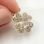 Load image into Gallery viewer, DC896. Diamond Sterling Silver Flower Charm
