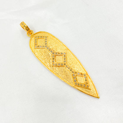 DP129. Diamond Sterling Silver Arrow Pendant