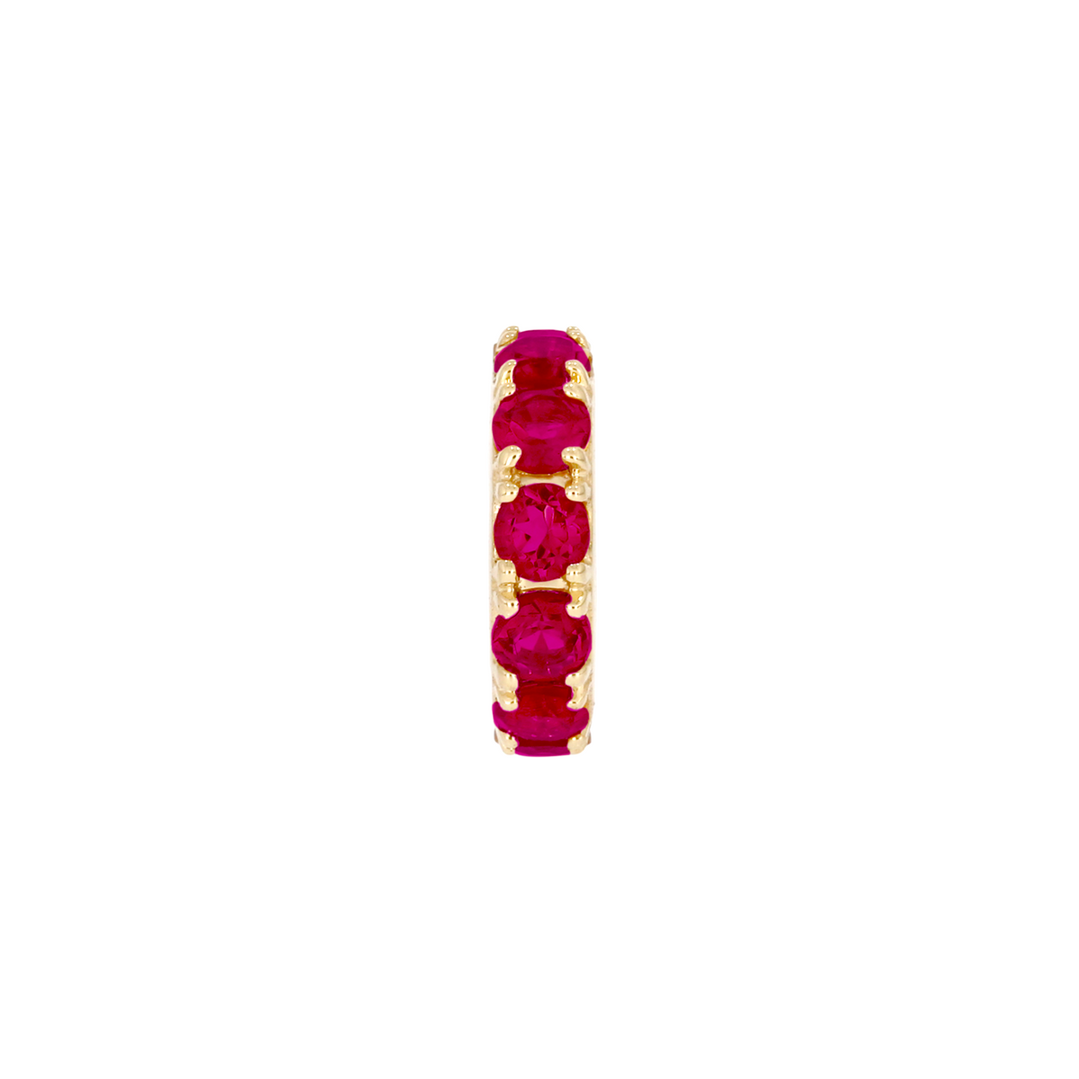 Gemstone Round Rings Slider