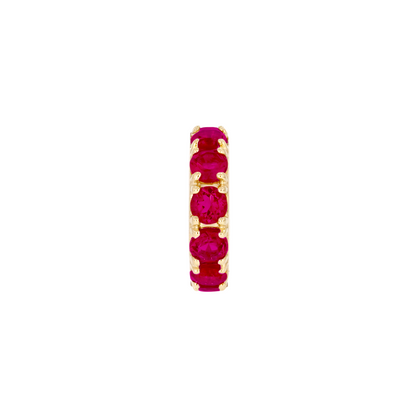 Gemstone Round Rings Slider