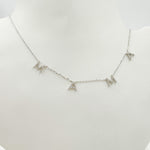 Load image into Gallery viewer, 14K Solid Gold Diamond &#39;MAMA&#39; Dangle Necklace. NT401793
