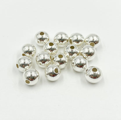 Sterling Silver Seamless Beads
