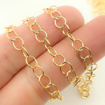 Load image into Gallery viewer, 14K Gold Filled Round Link Chain. 679GF
