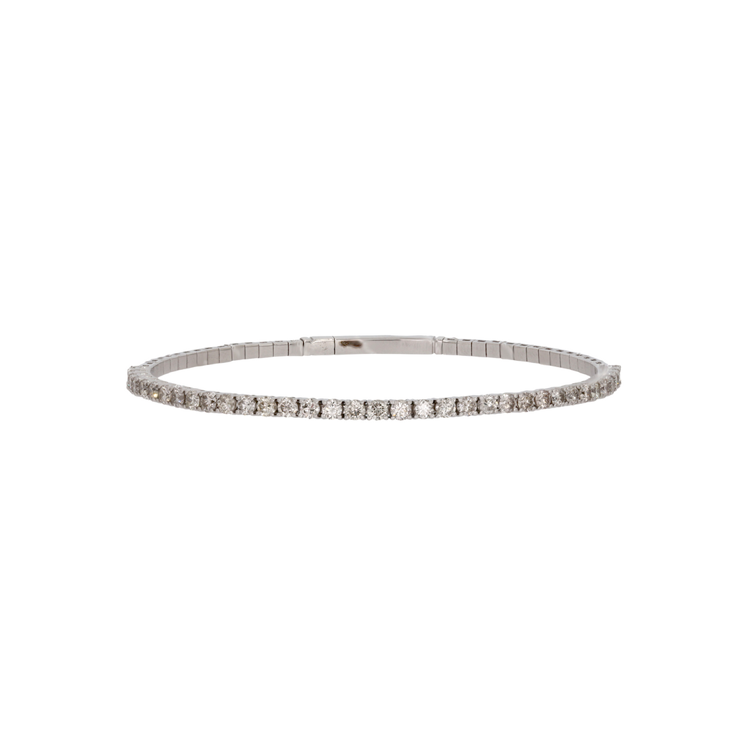 BNP68311. 14K Solid Gold Diamond Bangle