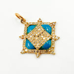 Load image into Gallery viewer, Buy Now 14K Gold Square Pendants
