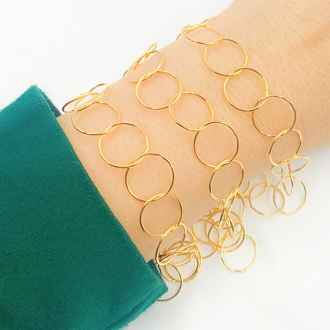 748GF. 14k Gold Filled Circle Link Chain