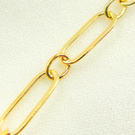 Load image into Gallery viewer, 14K Yellow Gold Filled Flat Oval Link &amp; 3 Round Chain. 281FGF
