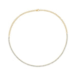 Load image into Gallery viewer, 14K Solid Gold Diamond Tennis Choker Necklace. NFP71712
