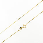 Load image into Gallery viewer, 040VED18K. 18K Solid Gold Box Chain