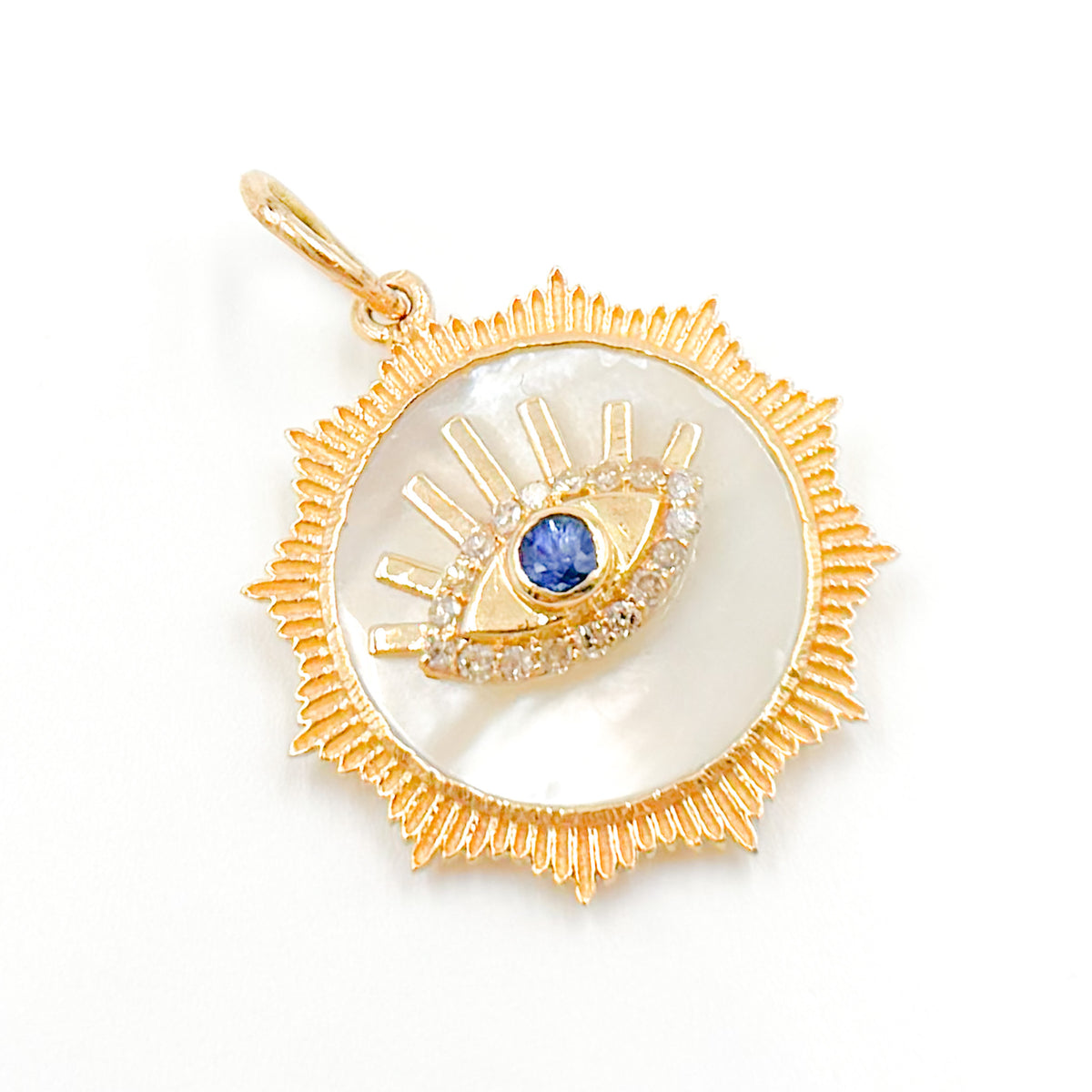 Buy Now Gold Evil Eye Pendant