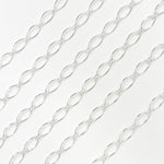 Load image into Gallery viewer, 790SS. Sterling Silver Oval &amp; Round Link Chain
