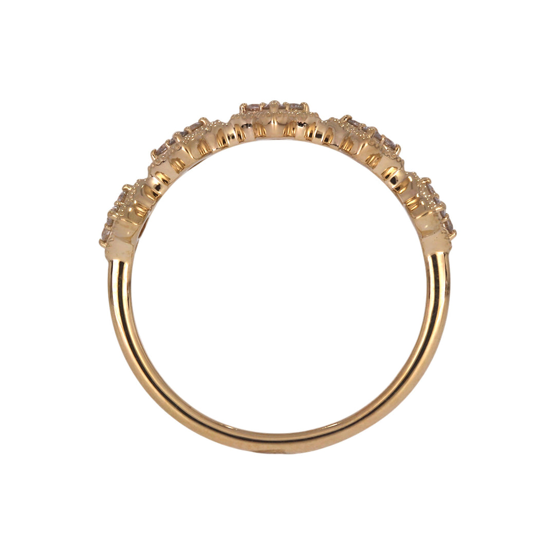 RAD02565. 14K Solid Gold Diamond Ring