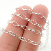 Shop Sterling Silver Oval Link Chain