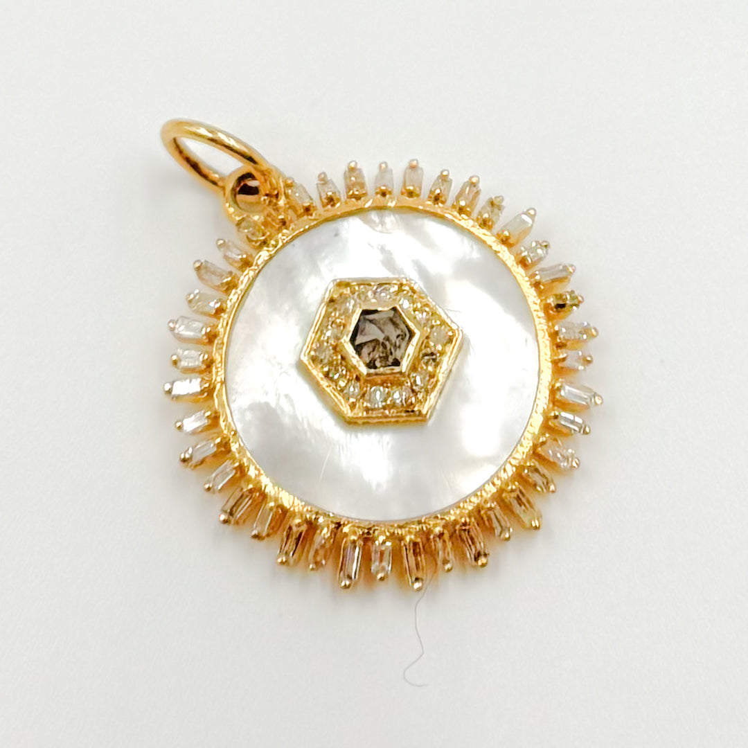 Buy Now 14K Gold Round Pendant
