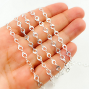 Sterling Silver Diamond Cut Circle