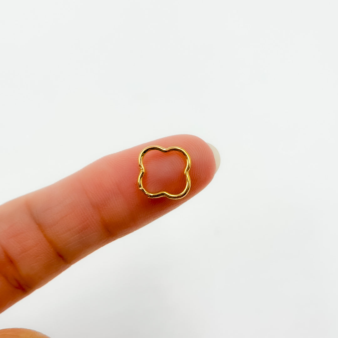 V291MGF. 14k Gold Filled Clover Charm