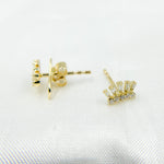 Load image into Gallery viewer, ER414990. 14k Solid Gold Diamond Stud Earrings
