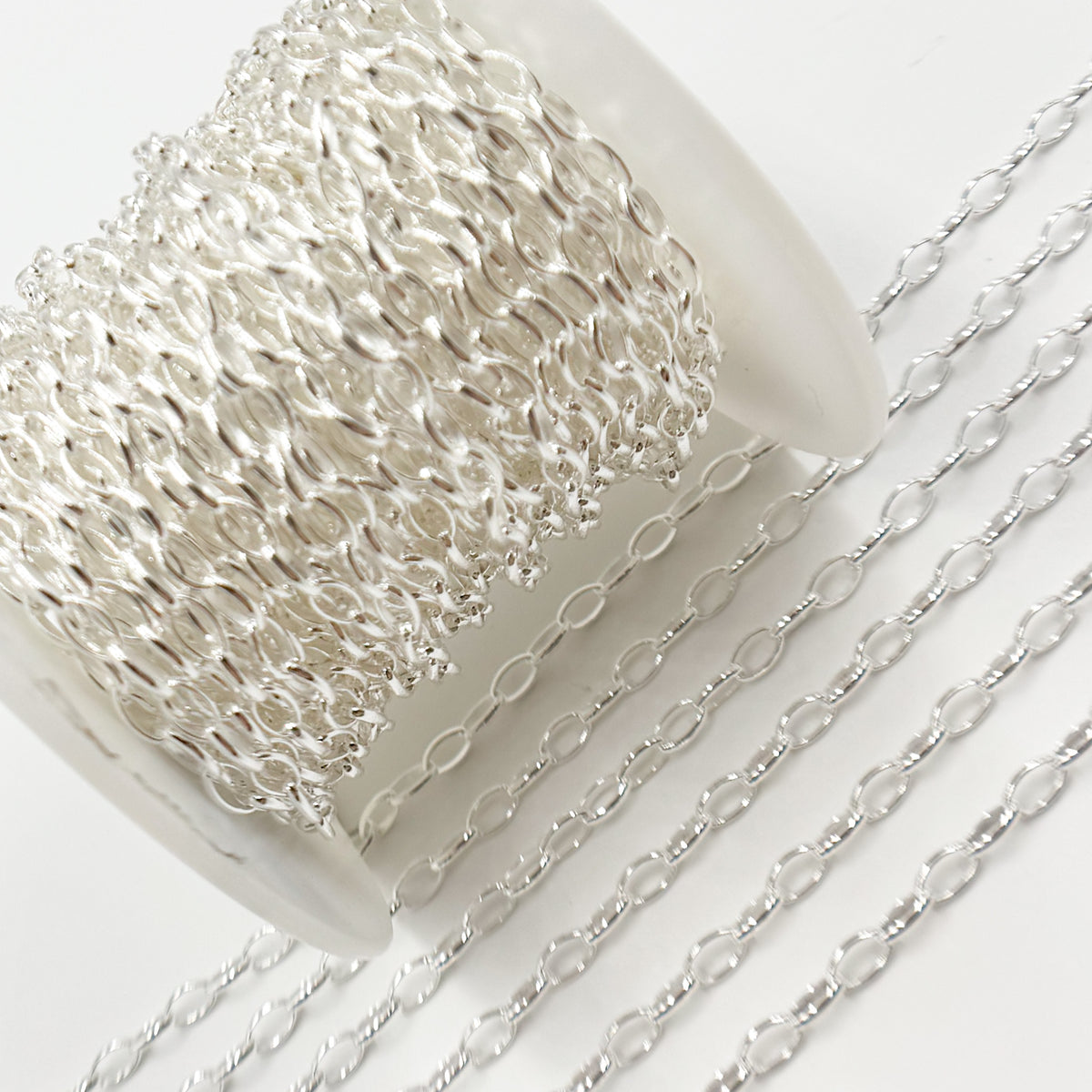 Sterling Silver Oval Link Chains
