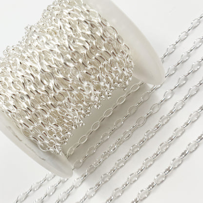 Sterling Silver Oval Link Chains