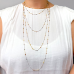 Load image into Gallery viewer, Sterling Silver Tri-Tone Necklace Satellites