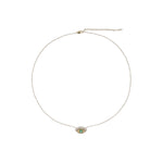 Load image into Gallery viewer, NFD70803. 14k Solid Yellow Gold, Diamonds &amp; Precious Stones Cable Link Evil Eye Necklace