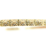 Load image into Gallery viewer, 14K Solid Gold Bangle with Diamonds. KG100
