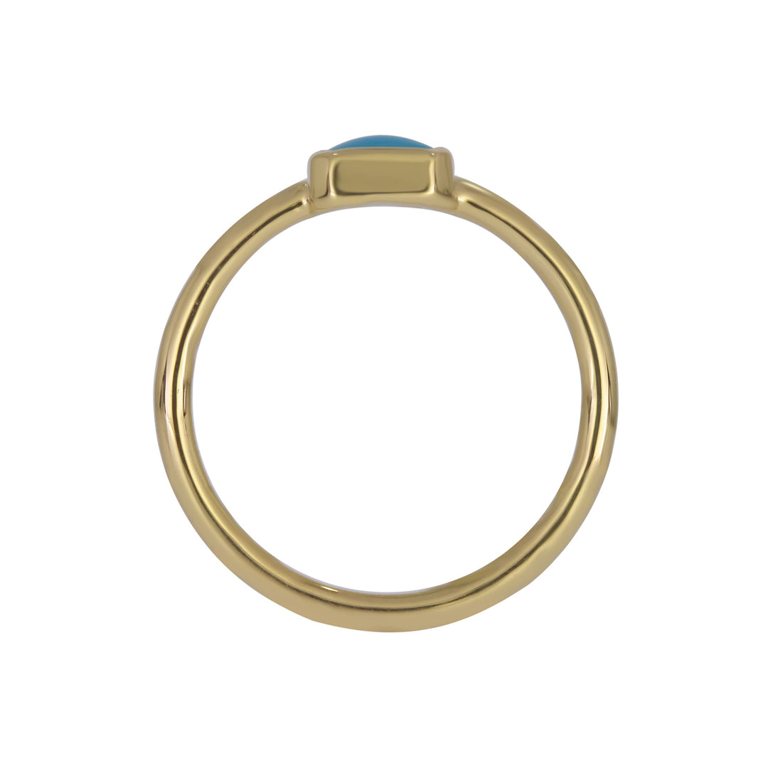 CR96339. 14k Solid Gold Gemstone Ring