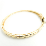 Load image into Gallery viewer, KG93. 14K Solid Gold Diamonds Bangle