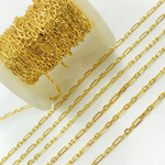 Load image into Gallery viewer, Gold Plated 925 Sterling Silver Hammered Long &amp; Short Oval Link Chains
