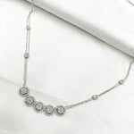 Load image into Gallery viewer, 14K Solid White Gold Diamond Necklace. NK112603
