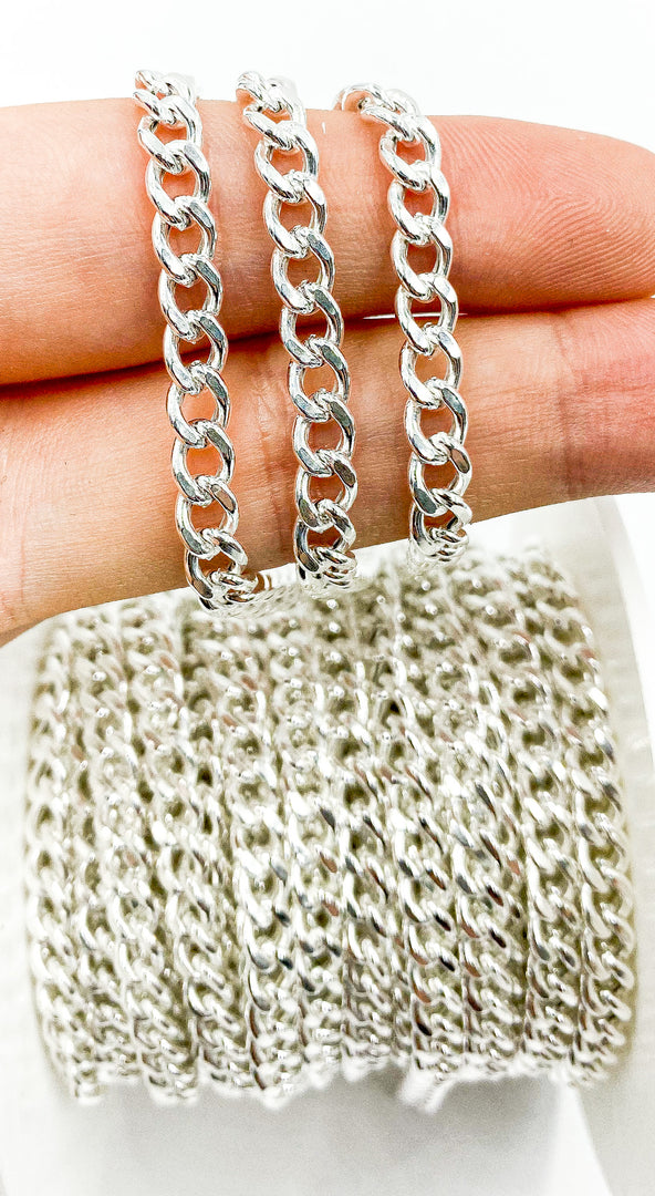 925 Sterling Silver Curb Chain. V44SS