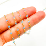 Load image into Gallery viewer, 70/1003FGF. 14k Gold Filled Enamel Flat Marina Chain
