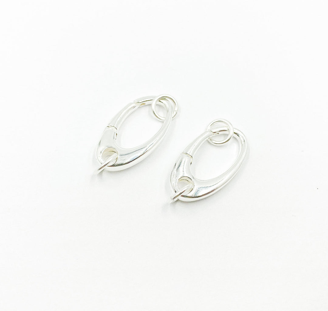 925 Sterling Silver Round Clasp 26mm