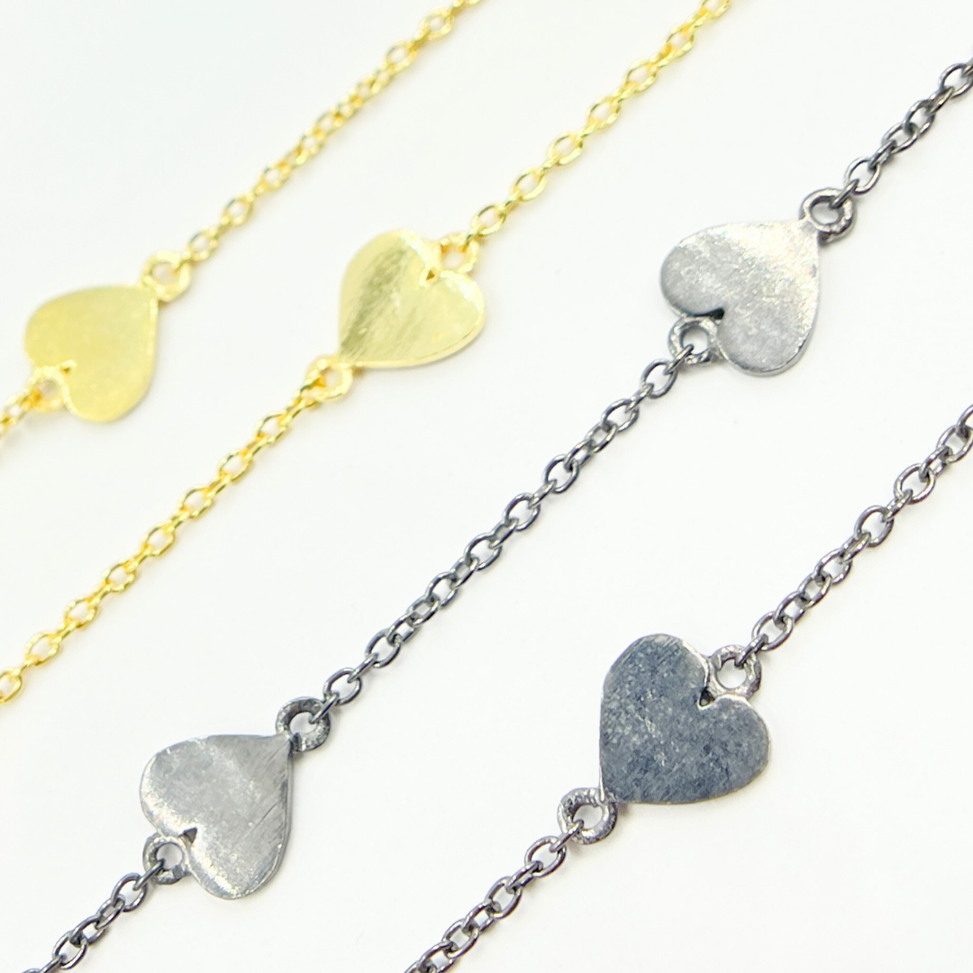 310HS. Heart Shape Connected Wire Chain