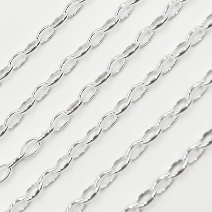 Buy Sterling Silver Oval Link Chain