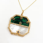 Load image into Gallery viewer, Shop Now  Gold Stars Pendant

