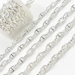 Load image into Gallery viewer, Y84SS. Sterling Silver Smooth Marina Chain
