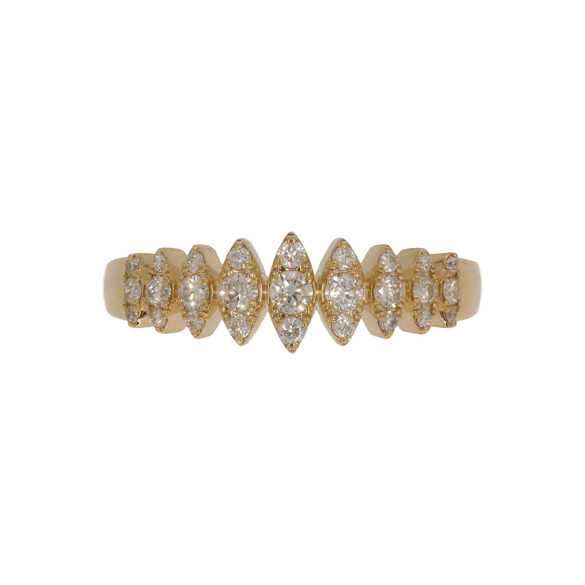 RFF19694. 14K Solid Gold Diamond Ring