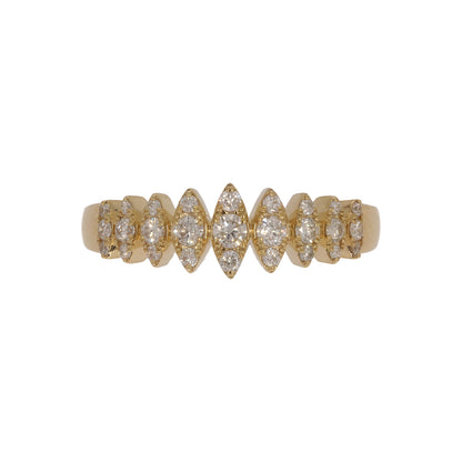 RFF19694. 14K Solid Gold Diamond Ring
