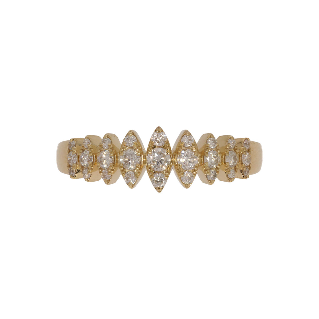 RFF19694. 14K Solid Gold Diamond Ring
