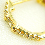 Load image into Gallery viewer, EHB56581. 14K Gold &amp; Diamonds Huge Earrings