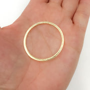 40MM Gold Plated Sterling Silver Ring Connector