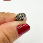 Load image into Gallery viewer, DC833. Diamond Sterling Silver Round Bead
