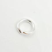 5004472. 5MM 20.5Gauge White Sterling Silver Open Jump Ring