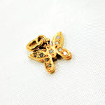 Load image into Gallery viewer, DC093. Diamond Silver Butterfly Charm
