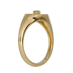 Load image into Gallery viewer, RFA18838. 14K Solid Yellow Gold Diamond Oval Ring
