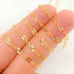 Load image into Gallery viewer, 163SBSFGF. 14K Gold Filled Diamond Cut Marina Link Chain
