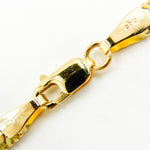 Load image into Gallery viewer, 330CCTDBRA8. 14K Solid Gold Flat Snake Necklace