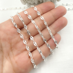 Load image into Gallery viewer, 925 Sterling Silver Diamond Cut Marina Chain. V90SS
